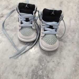 Kids Jordan Sneakers - Black and Blue